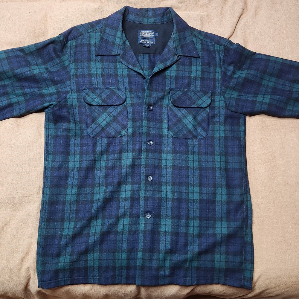 Pendleton Flannel Board Shirt 100% Wool
